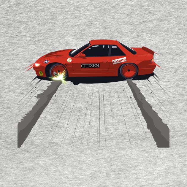 Nissan Silvia Akira Slide by motordoodles